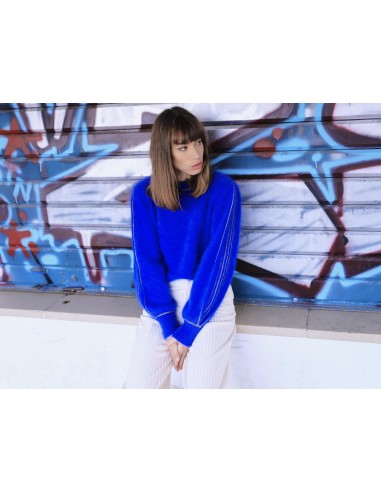 Pull Alix Angora bleu olympiade 50-70% off 