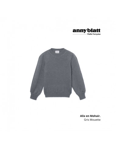 Pull Alix mohair et soie Gris mouette en ligne des produits 