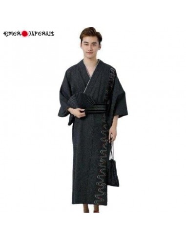 Yukata Japonais Homme  Miki pas cher chine