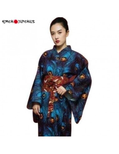 Kimono traditionnel Chinami en linge