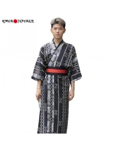 Kimono Homme Japonais Atsuhiko solde