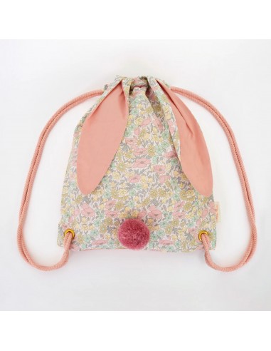 Sac à dos Lapin Fleuri à personnaliser - Meri Meri pas chere