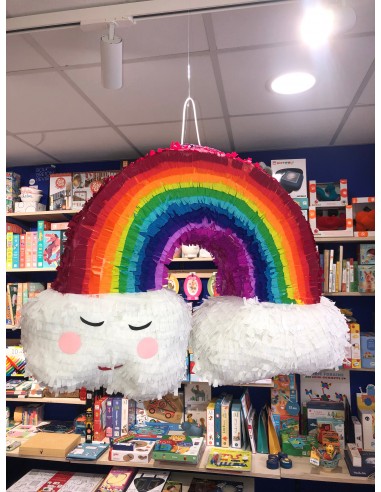 Piñata arc-en-ciel pour les anniversaires Le MVP de beaucoup