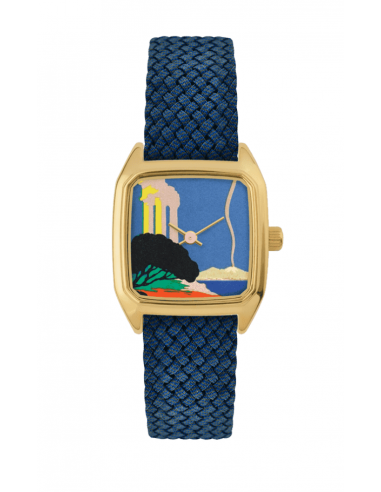 Montre - Prima. Olympe - Perlon Bleu - Laps Livraison rapide